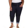 MICHAEL Michael Kors Plus Size High-Rise Crop Skinny Selma Jeans In Dark Rinse Wash