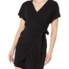 MICHAEL Michael Kors Solid Tie Faux Wrap Dress -MICHAEL Michael Kors Sale Store 61LTW2vhHgL. AC SR736920