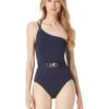 MICHAEL Michael Kors Solids One Shoulder One-Piece -MICHAEL Michael Kors Sale Store 61M8KOkxeoL. AC SR736920