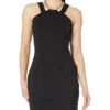 MICHAEL Michael Kors Chain Necklace High Neck Mini Dress