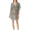 MICHAEL Michael Kors Abstract Animal Chain Caftan
