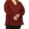 MICHAEL Michael Kors Plus Size Solid Raglan Peasant Tunic -MICHAEL Michael Kors Sale Store 71Q2ASX1vsL. AC SR736920