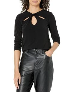 MICHAEL Michael Kors Twist Keyhole Top