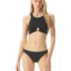 MICHAEL Michael Kors Essentials Solid Cropped Bikini Top -MICHAEL Michael Kors Sale Store 71Wto2w1DL. AC SR736920