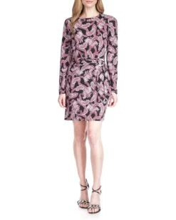 MICHAEL Michael Kors Pop Paisley Wrap T-Shirt Dress