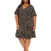 MICHAEL Michael Kors Plus Size Giraffe Flutter Mini Wrap Dress -MICHAEL Michael Kors Sale Store 71tFmzQtnzL. AC SR736920