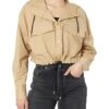 MICHAEL Michael Kors Cotton Crop Bomber Jacket -MICHAEL Michael Kors Sale Store 814DKRoxJPL. AC SR736920