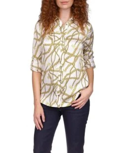 MICHAEL Michael Kors Chain Button-Down Shirt
