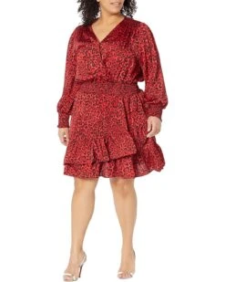MICHAEL Michael Kors Plus Size Wildcat Smock Dress