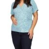 MICHAEL Michael Kors Plus Size Hardware Faux Wrap Top -MICHAEL Michael Kors Sale Store 81KhLgeskkL. AC SR736920