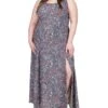 MICHAEL Michael Kors Plus Size Paisley Scoop Maxi Tank Dress