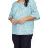 MICHAEL Michael Kors Plus Size Shibori Flare Sleeve Top -MICHAEL Michael Kors Sale Store 81wSyKKfXvL. AC SR736920